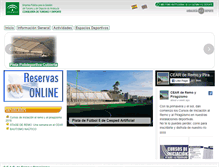 Tablet Screenshot of cearesdeporte.com